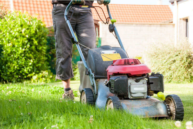 lawn-mowing
